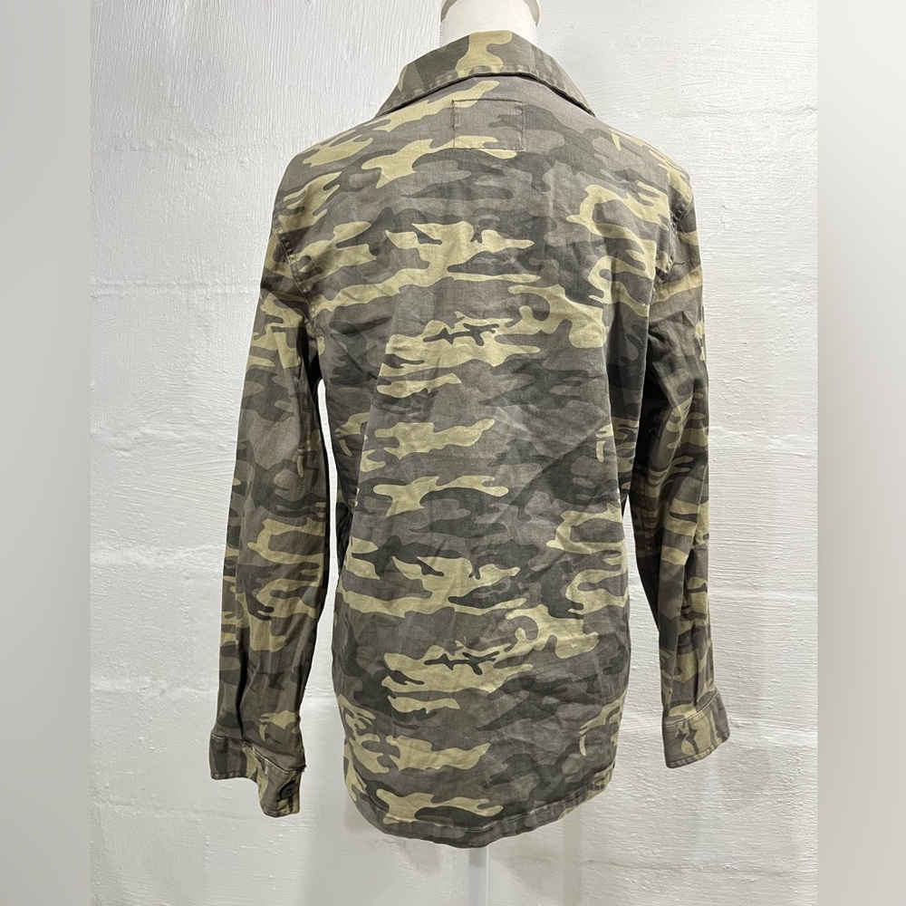 SANCTUARY GREEN CAMO BUTTON JACKET (a406) - Picture 11 of 12